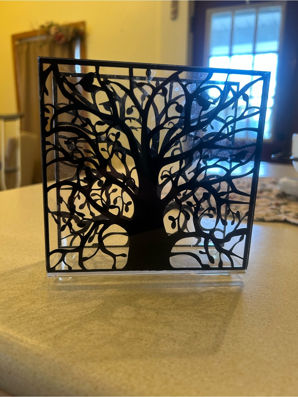 Decorative Tree Silhouette Napkin Holder